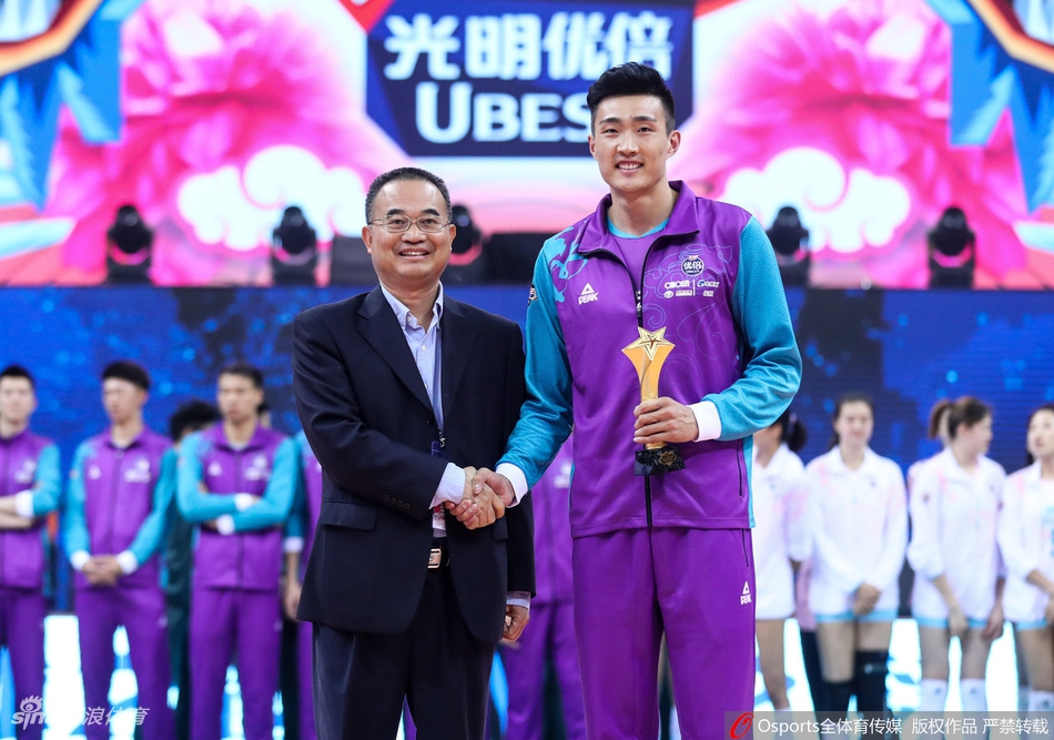 排超全明星颁奖张常宁江川得奖