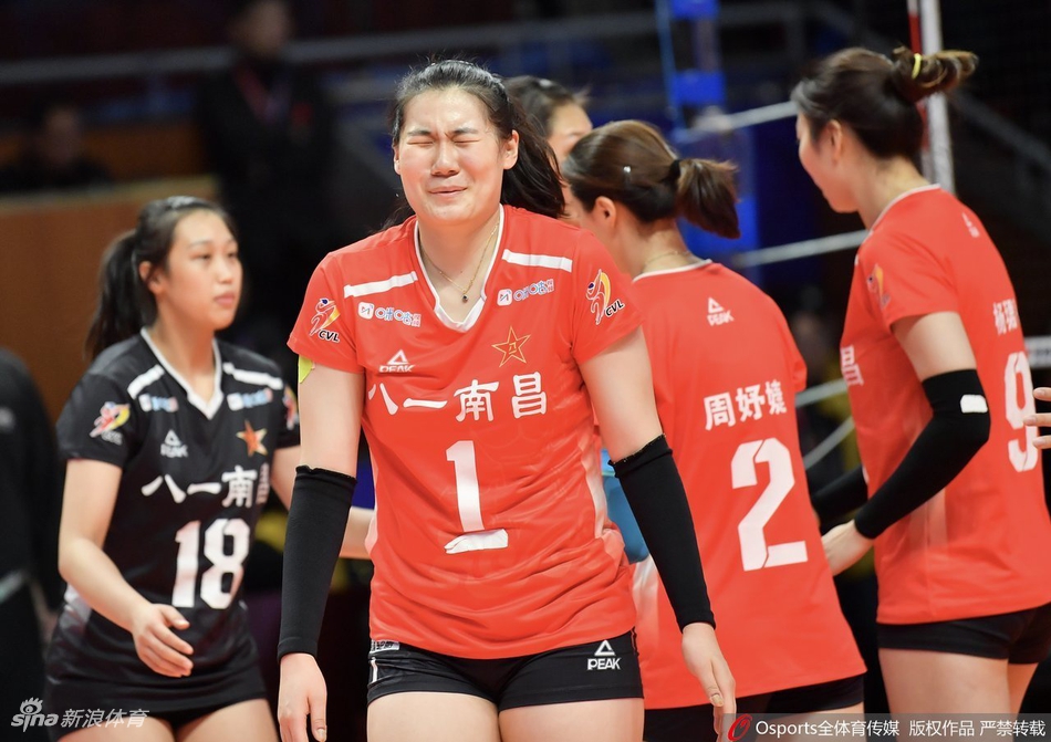 排位赛决胜场江苏女排3-0八一