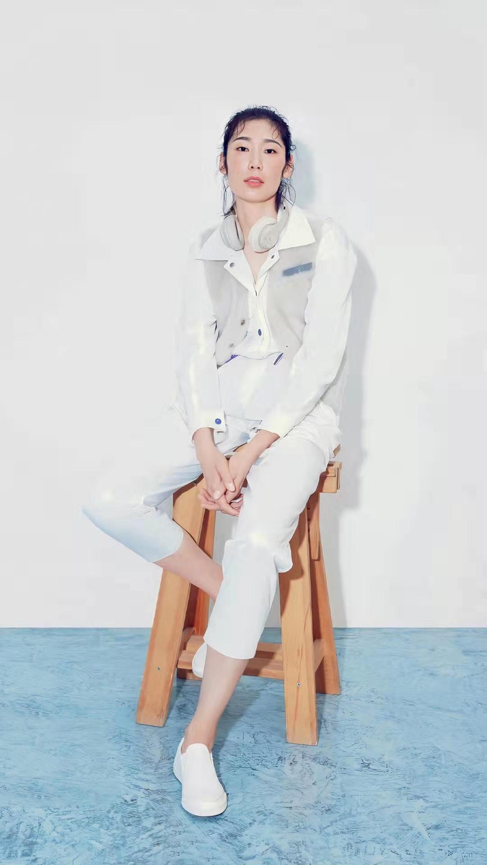 朱婷为《时尚健康》杂志拍写真