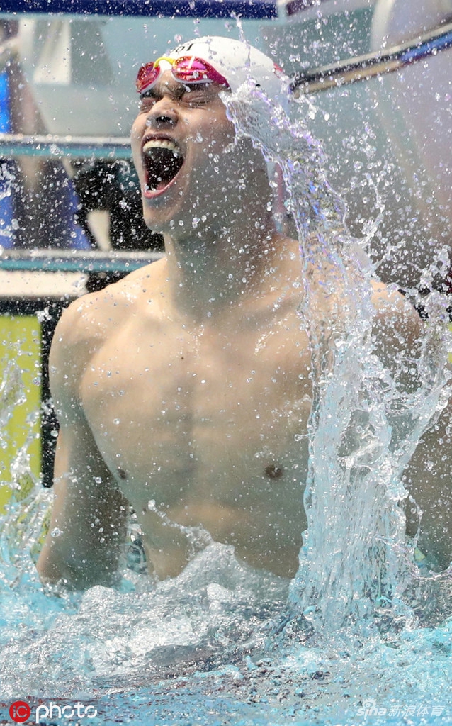 世锦赛400米自由泳孙杨夺冠