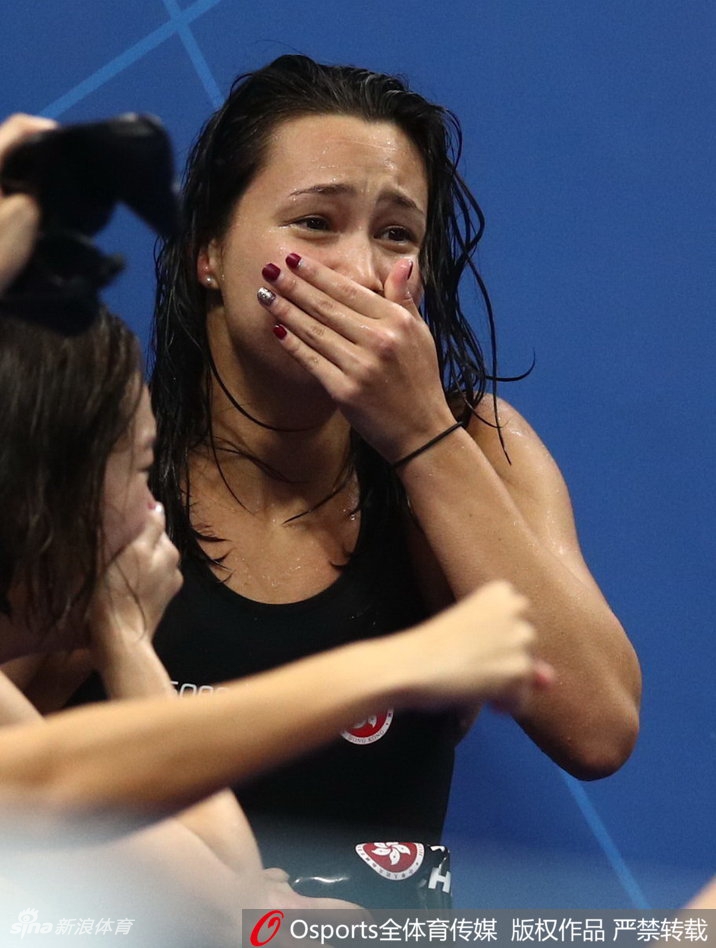 中韩犯规中国香港夺银喜极而泣