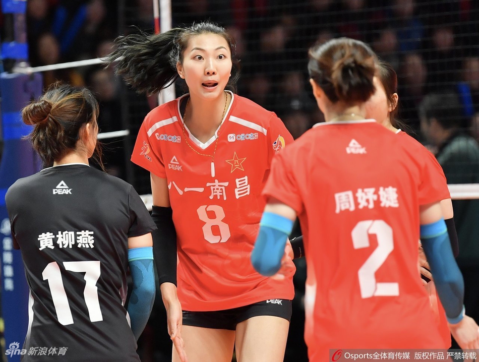 排位赛决胜场江苏女排3-0八一