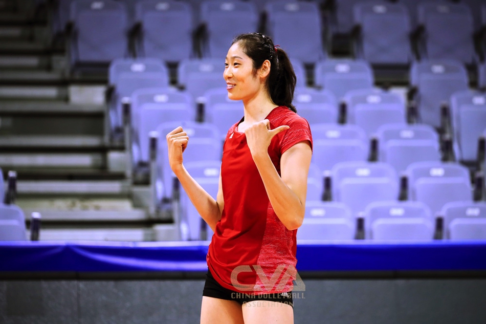 中国排协直击中国女排训练