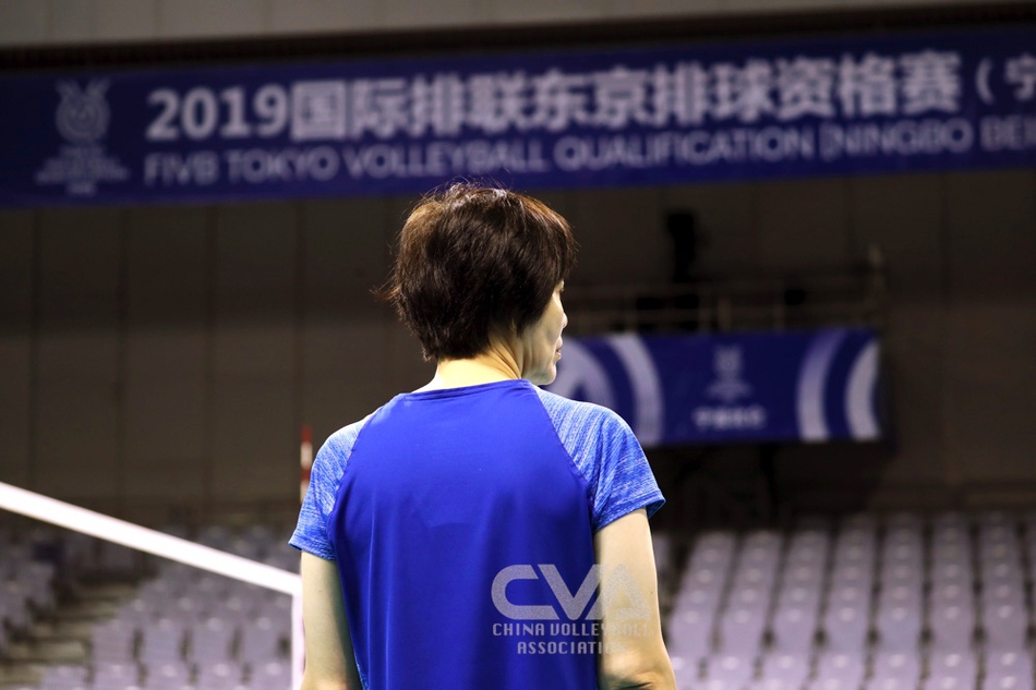 中国排协直击中国女排训练