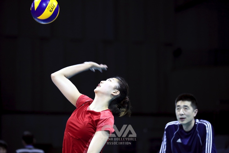 中国排协直击中国女排训练