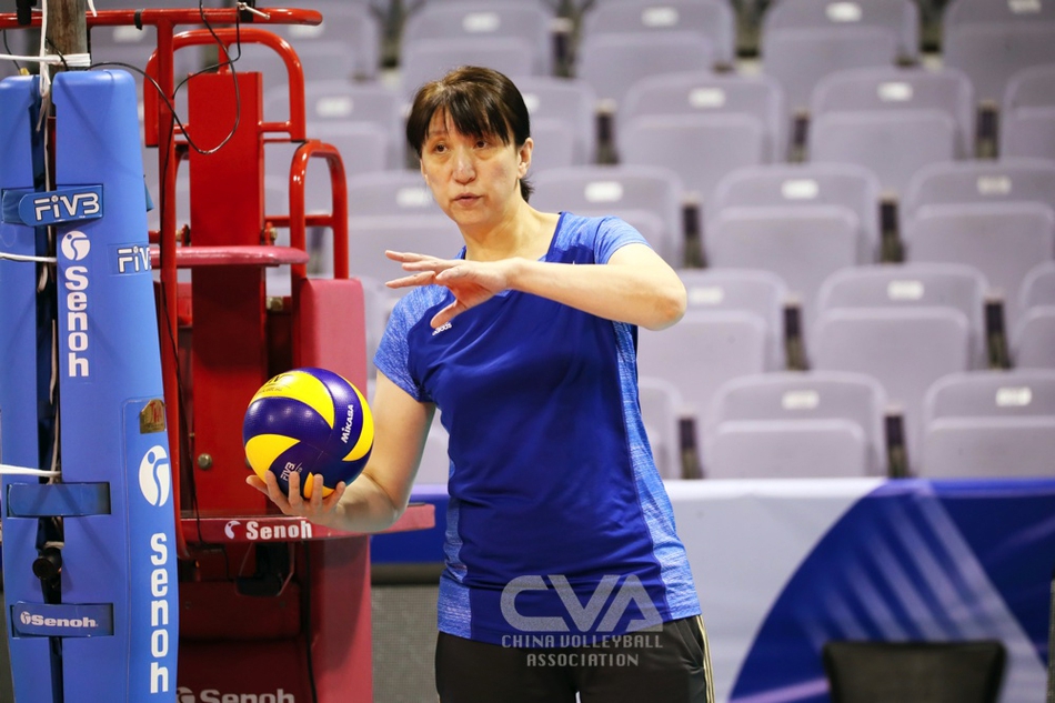 中国排协直击中国女排训练