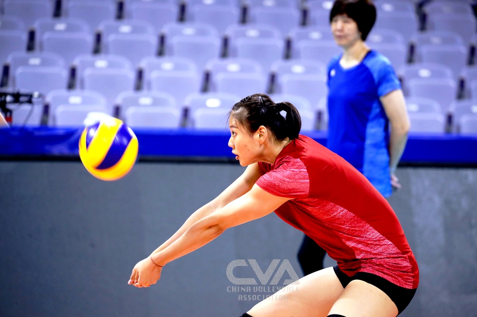 中国排协直击中国女排训练