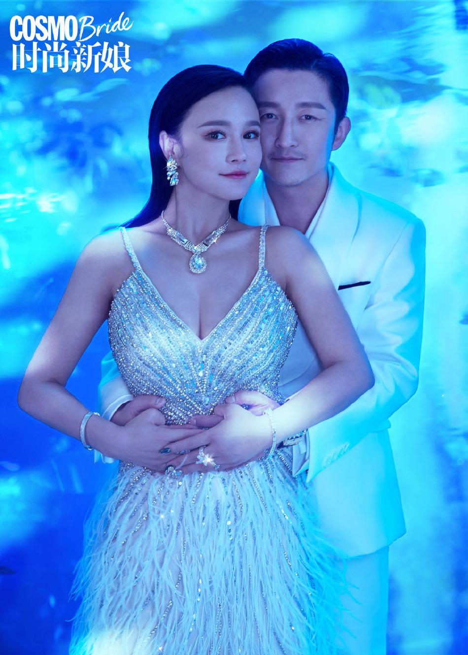 邹市明和妻子最新时尚大片