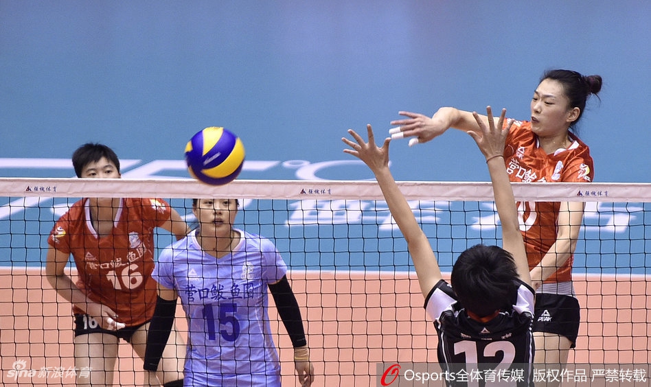 排超精英赛辽宁女排3-0河南