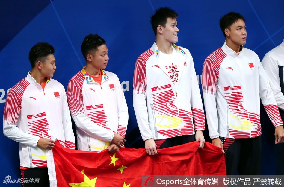 亚运男子4x100自接力中国亚军