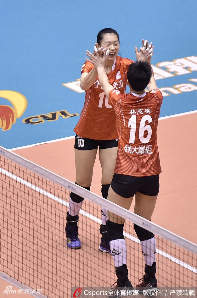 排超精英赛辽宁女排3-0河南