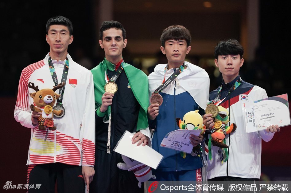 亚运跆拳道63公斤赵帅摘银
