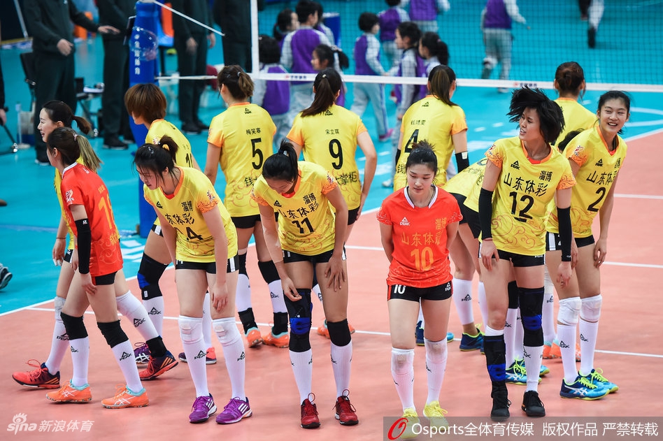 排超八强战北京女排3-2山东