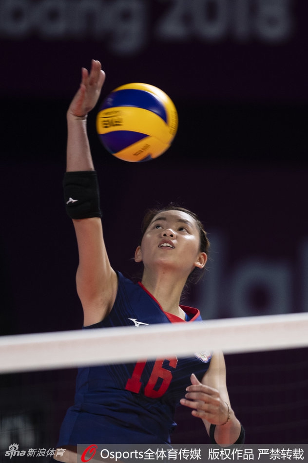 亚运女排小组赛中国3-0中国台北