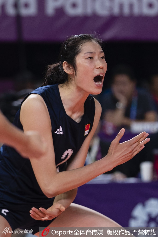 亚运女排小组赛中国3-0中国台北