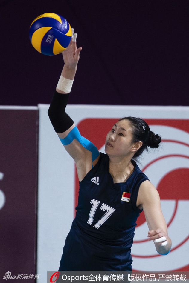 亚运女排小组赛中国3-0中国台北