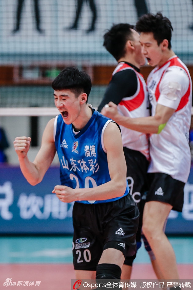 排超八强战北京男排3-1山东