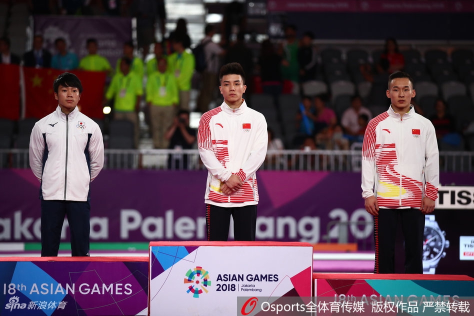 亚运男子体操全能林超攀夺金