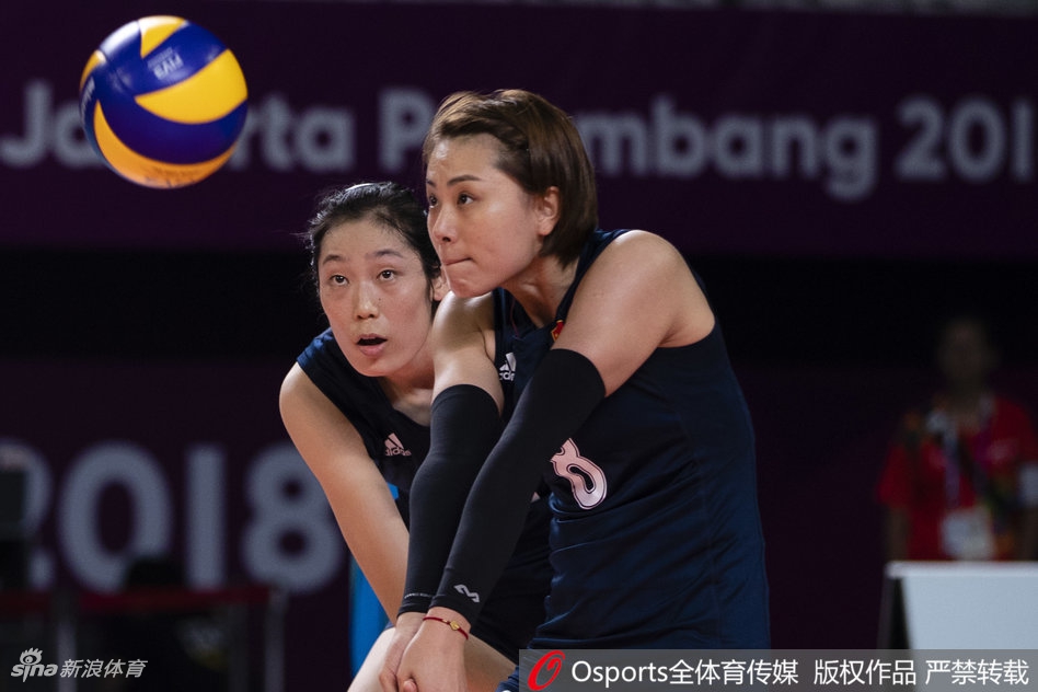 亚运女排小组赛中国3-0中国台北