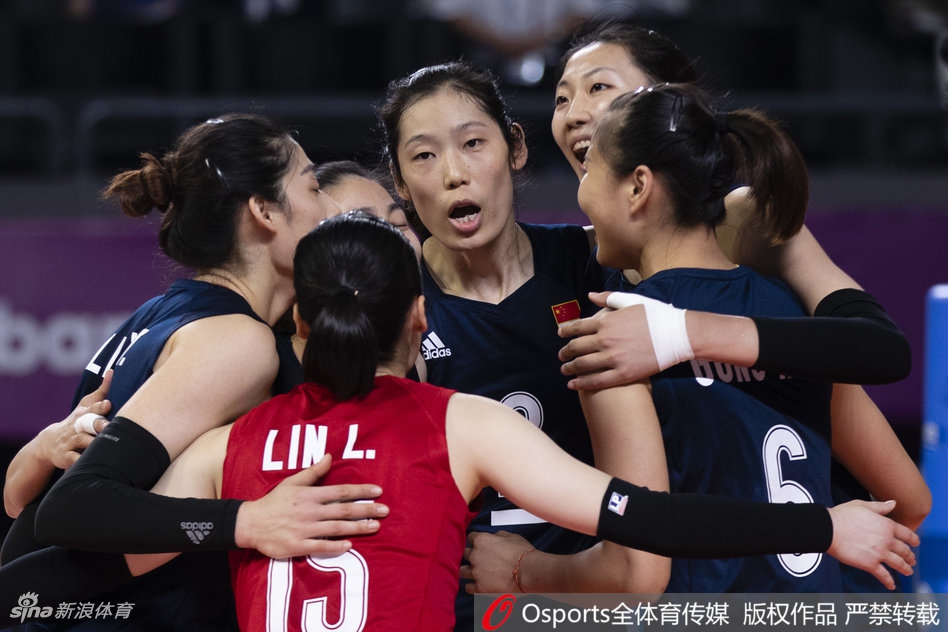 亚运女排小组赛中国3-0中国台北