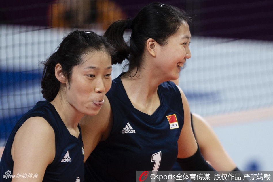 亚运女排小组赛中国3-0中国台北