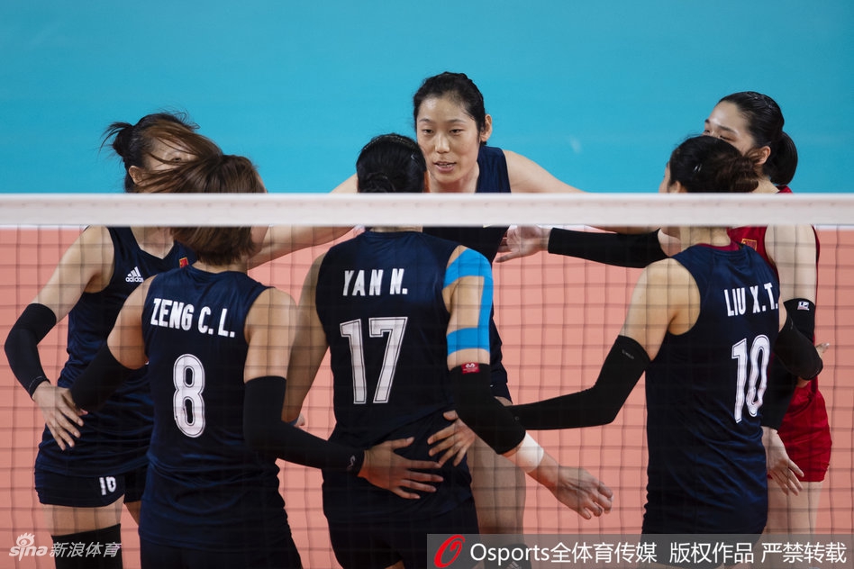 亚运女排小组赛中国3-0中国台北