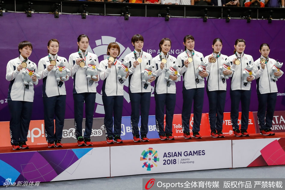 亚运羽球女团日本胜中国夺冠