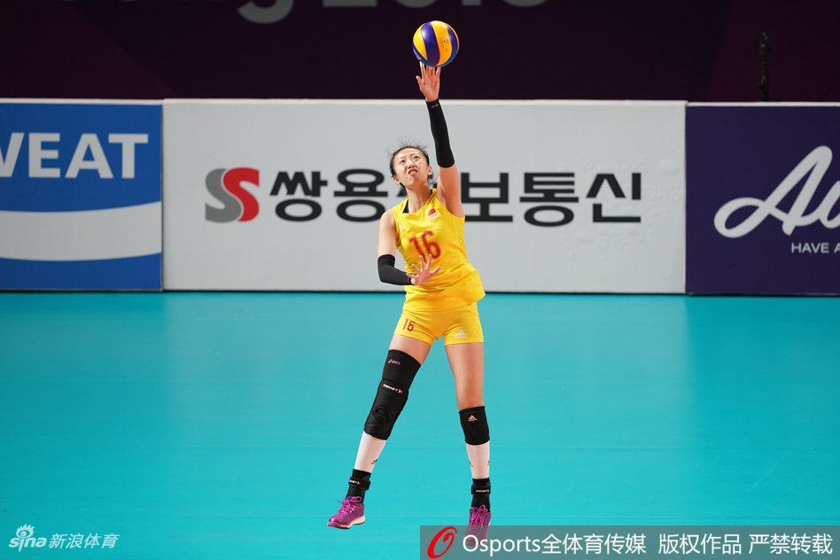 亚运女排小组赛中国3-0韩国