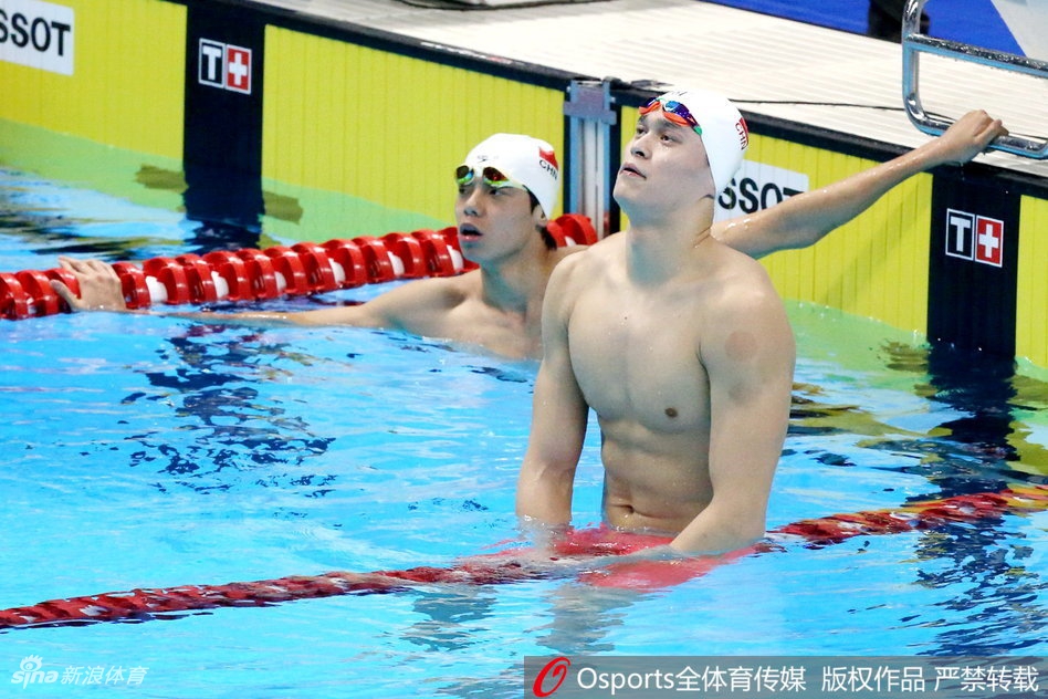 亚运男子1500米自孙杨夺冠