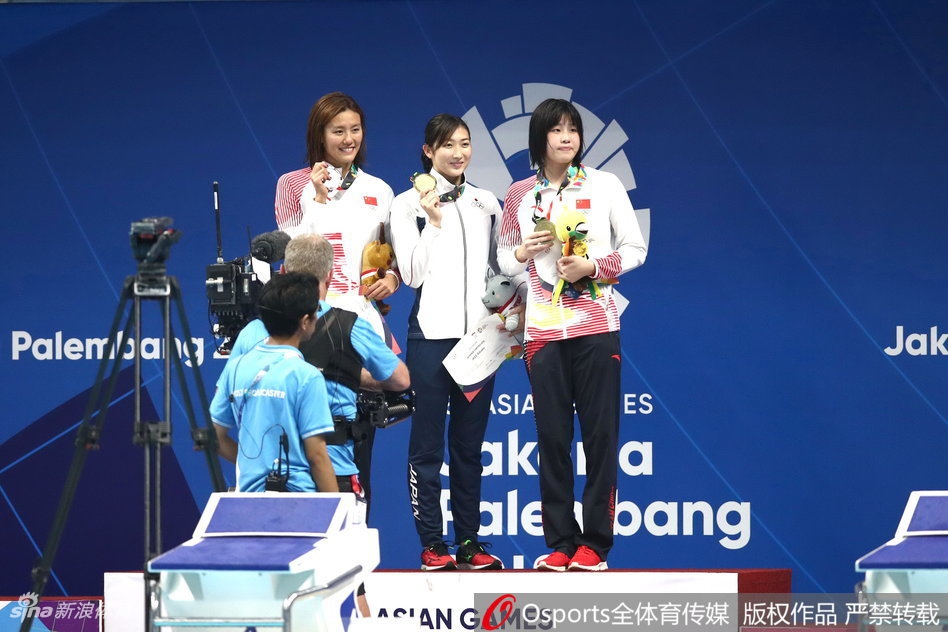 亚运50米自由泳刘湘获得亚军