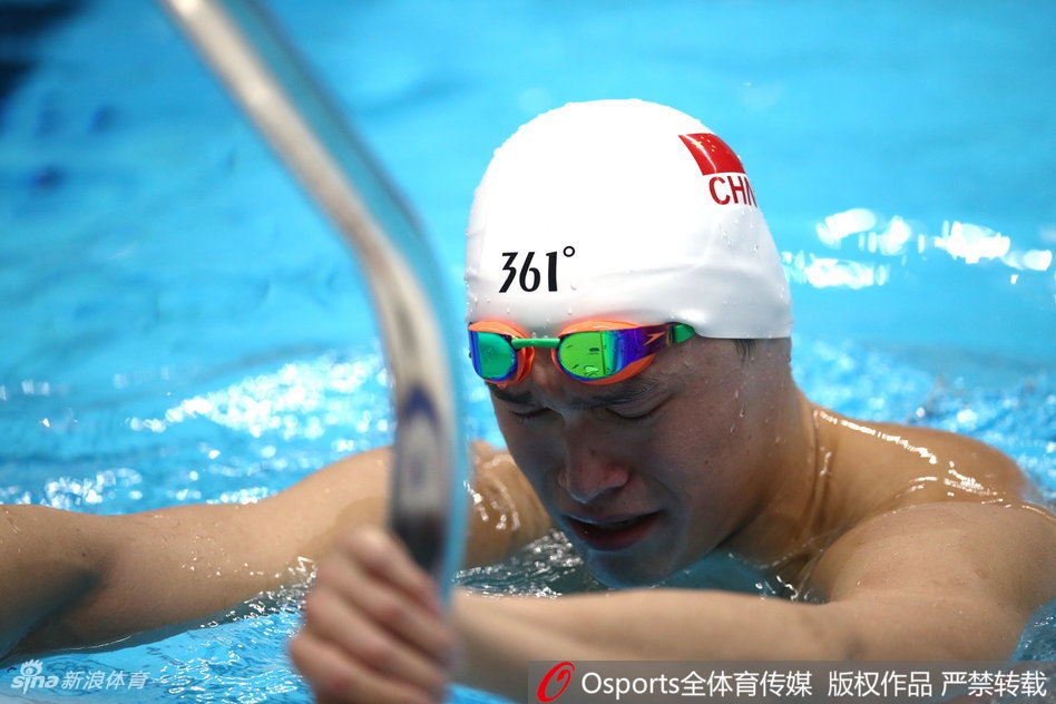 亚运男子1500米自孙杨夺冠