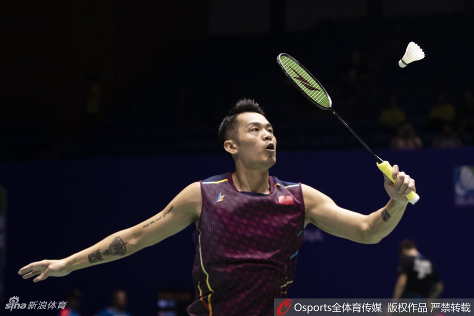 中羽赛首轮林丹1-2金廷