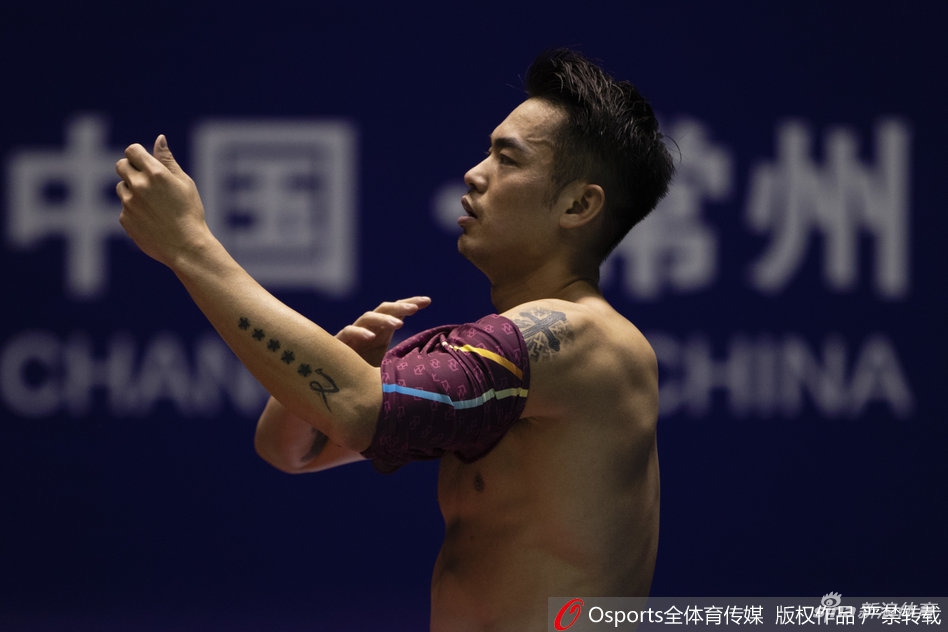 中羽赛首轮林丹1-2金廷
