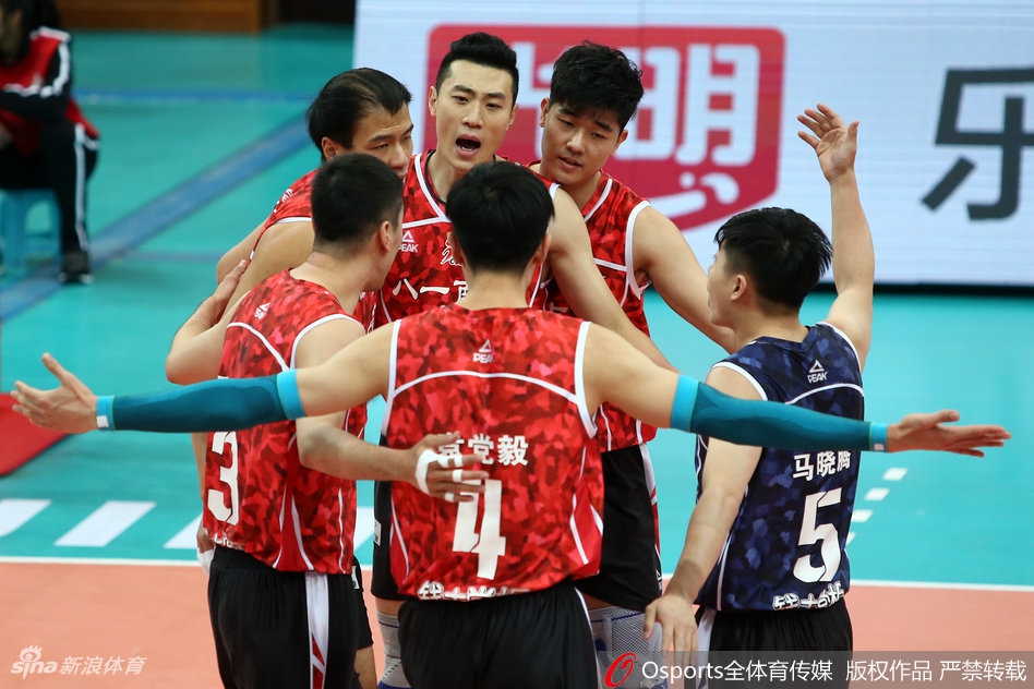 排超北京男排3-0八一男排