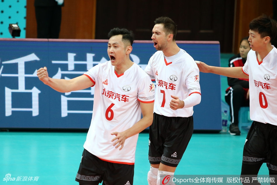排超北京男排3-0八一男排