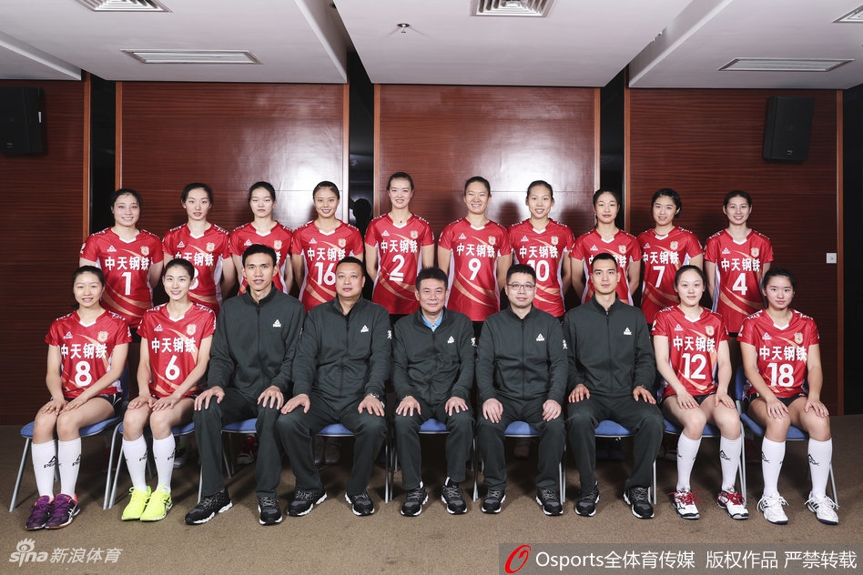 江苏女排官方写真