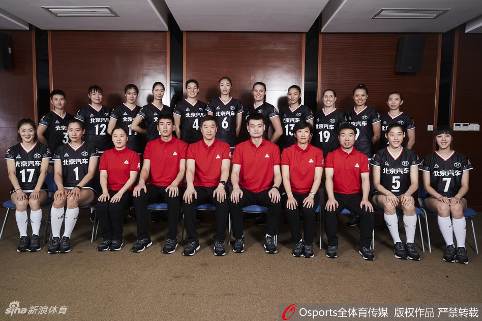 北京女排官方写真