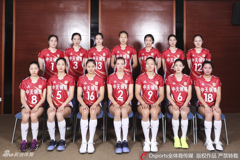 江苏女排官方写真