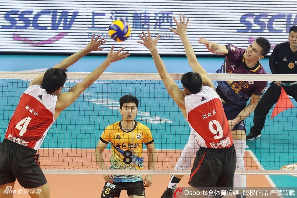 排超上海男排3:1胜江苏男排