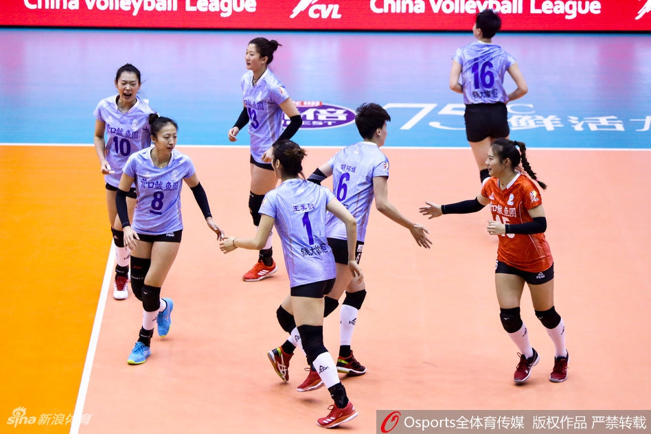 排超8强战山东女排1-3辽宁女排