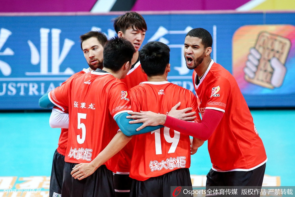 排超八强战北京男排3-1山东