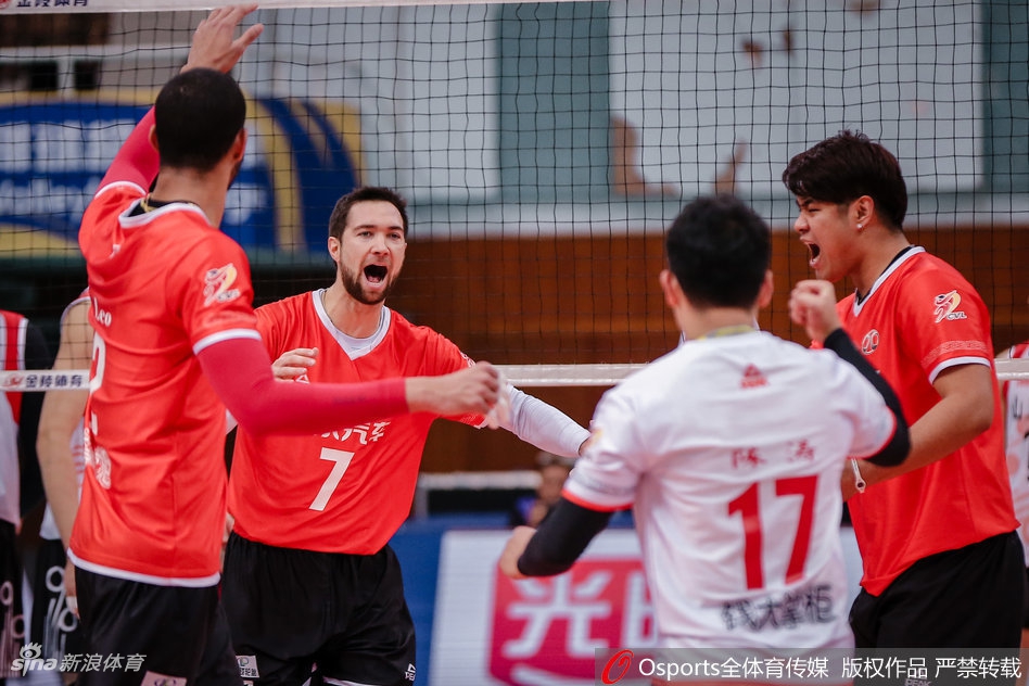 排超八强战北京男排3-1山东