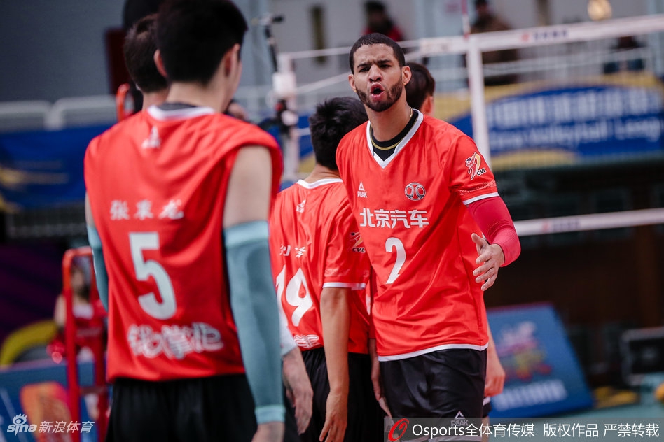 排超八强战北京男排3-1山东