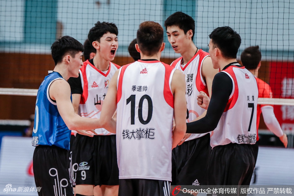 排超八强战北京男排3-1山东