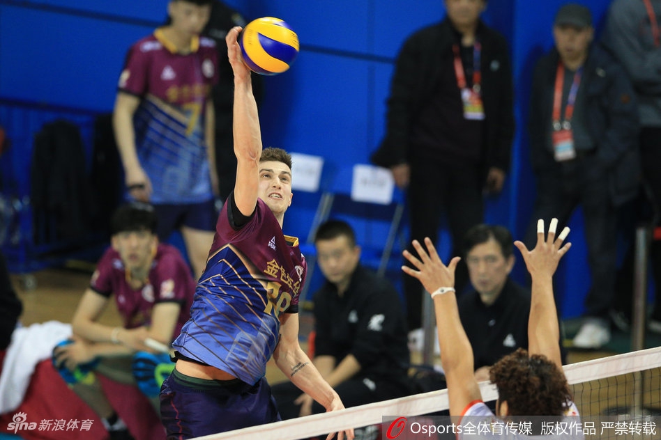 排超决赛②上海男排3-2北京