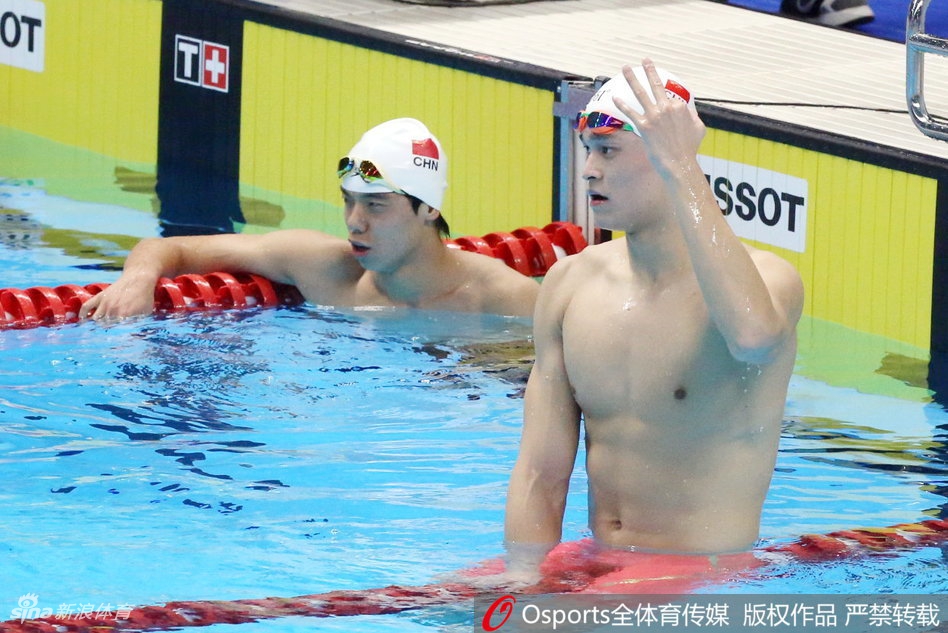 亚运男子1500米自孙杨夺冠