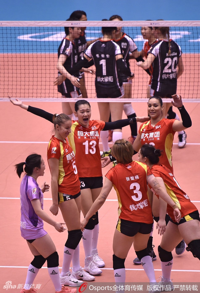 排超精英赛恒大女排3-0河南