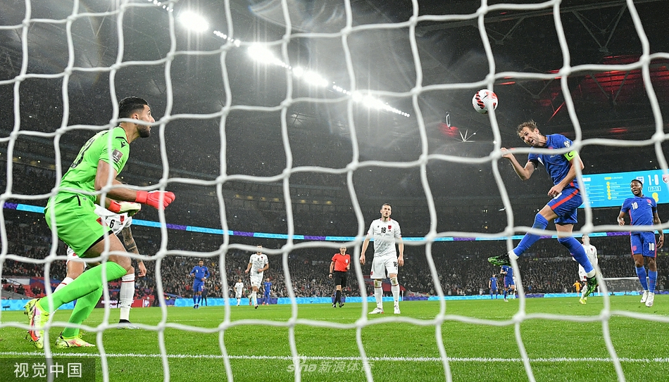 [世预赛]凯恩半场戴帽 英格兰5-0阿尔巴尼亚