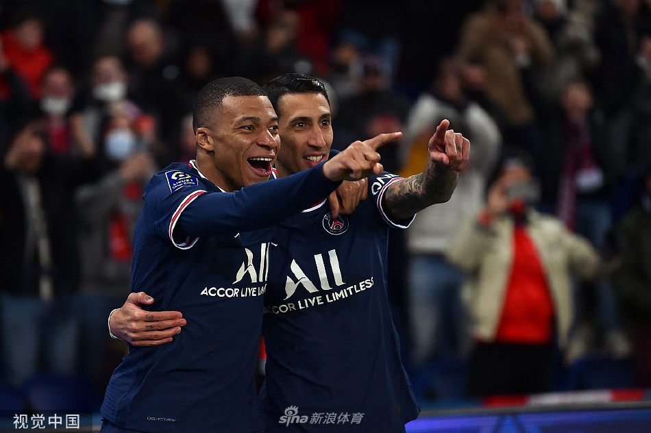 [法甲]巴黎3-1圣埃蒂安 梅西两度助攻姆巴佩破门