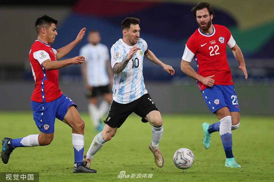 [美洲杯]阿根廷1-1智利 梅西任意球破门